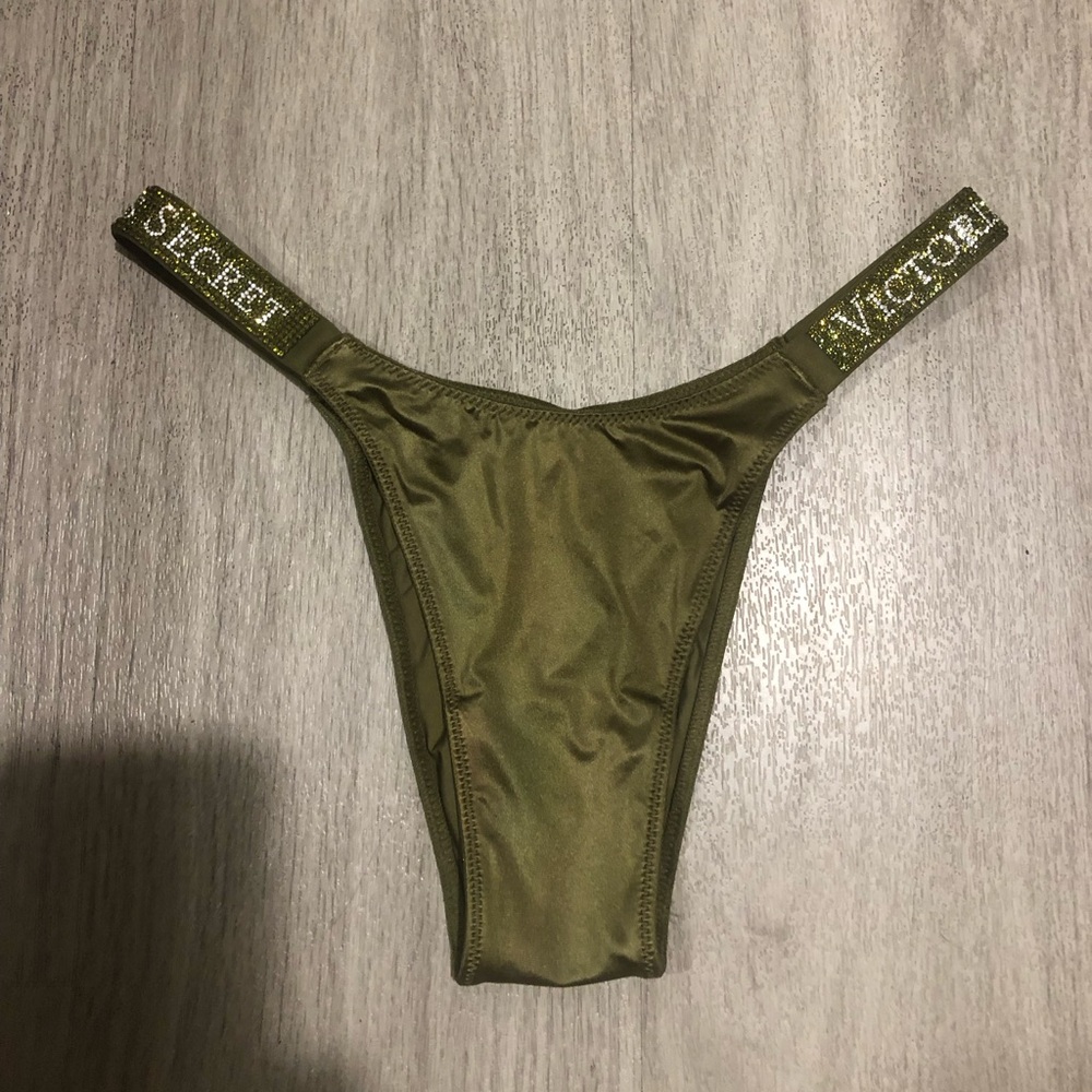 VS Brazilian panties with crystal straps S new